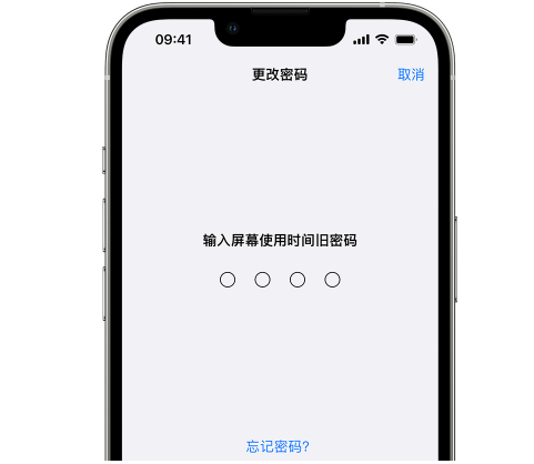 嫩江iPhone屏幕维修分享iPhone屏幕使用时间密码忘记了怎么办 