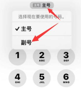 嫩江苹果14维修店分享iPhone 14 Pro Max使用副卡打电话的方法 