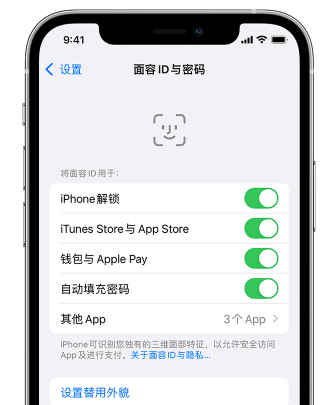 嫩江苹果手机维修分享升级iOS 16 后 Face ID不可用怎么办 