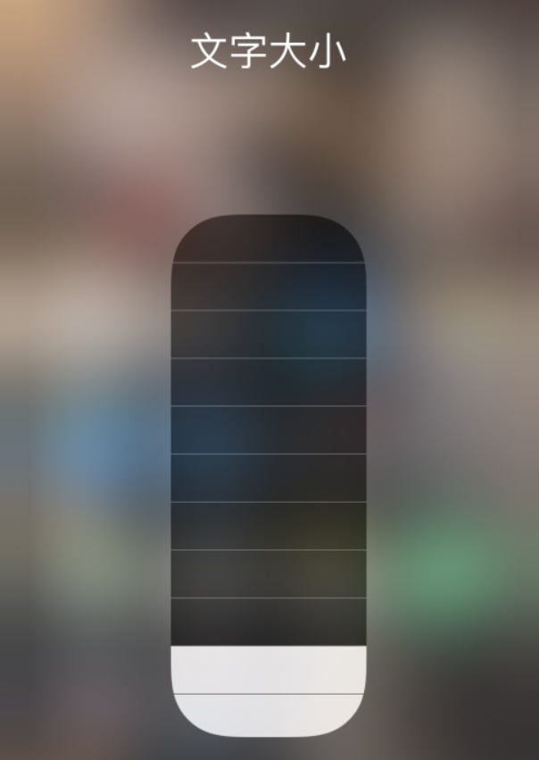 嫩江苹果手机维修分享小技巧：在 iPhone 控制中心快速调节字体大小 