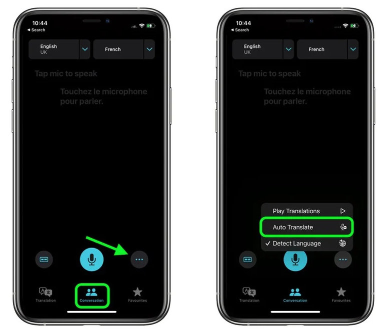 嫩江苹果手机维修分享iOS 15 “翻译” App 新改进 